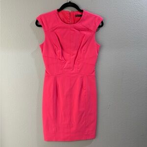 Karen Millen Vibrant Pink Mini Dress